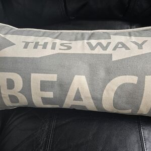 Beach This Way Pillow by Chandler4Corners